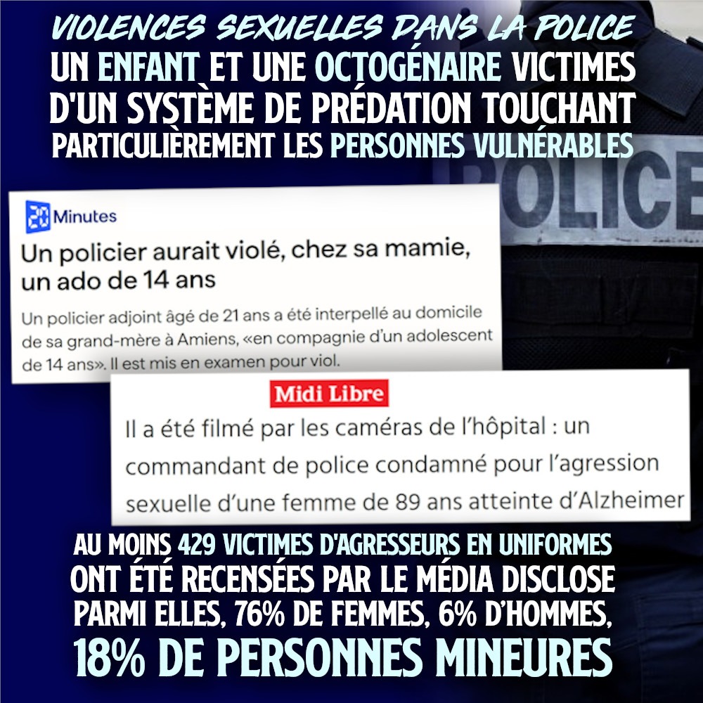 Deux affaires nous rappellent que les enfants et les personnes âgées sont vulnérables, deux publics censés être prioritairement protégés. Mais qui les protège de la police ?