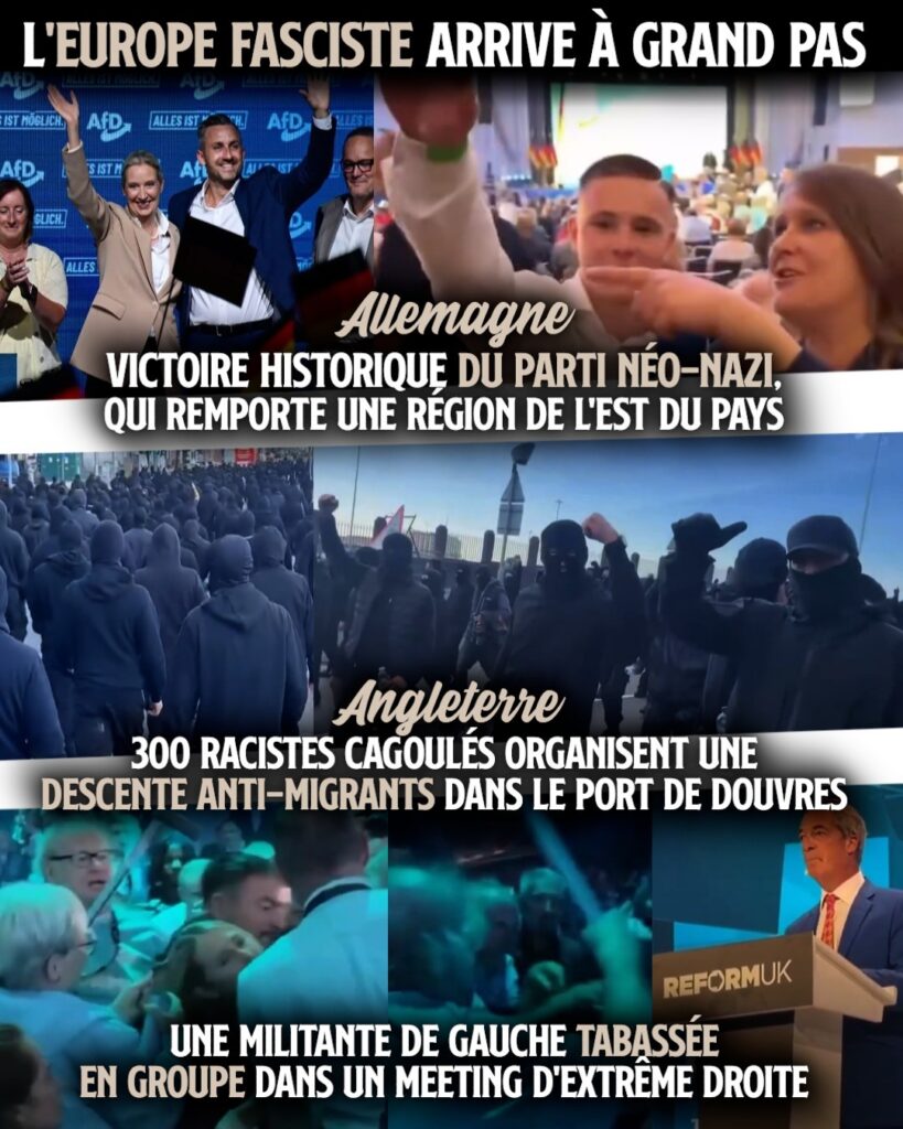 En Allemagne et en Angleterre, le fascisme gagne encore du terrain et s'assume au grand jour.