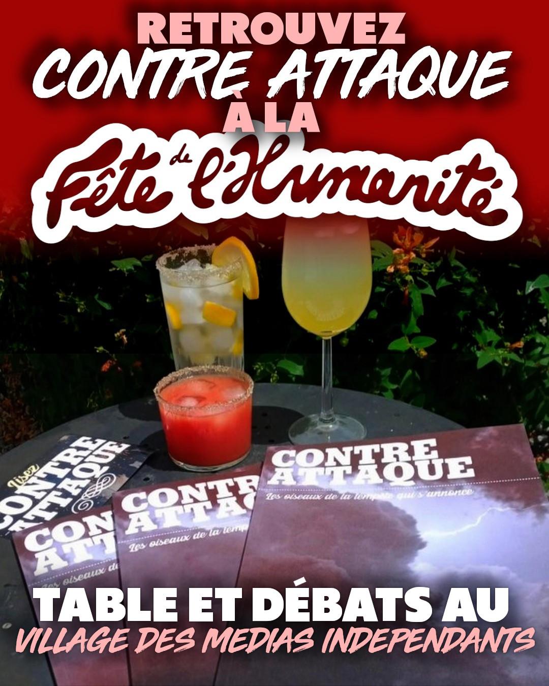 Retrouvez Contre Attaque à la Fête de l&rsquo;Humanité