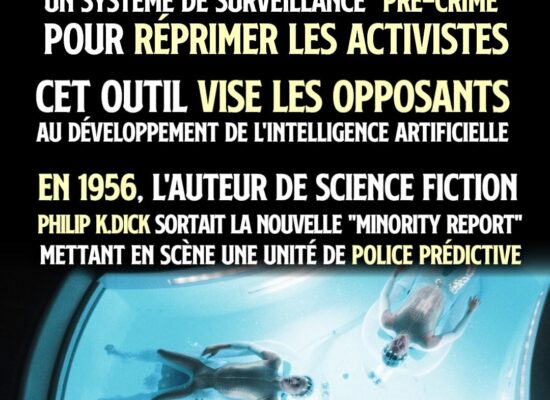 Dans l'adaptation au cinéma de Minority Reports, les precogs ont la capacité de prévoir les crimes avant qu'ils ne soient commis. L'intelligence artificielle d'Anthropics fait la même chose en organisant une police prédictive.