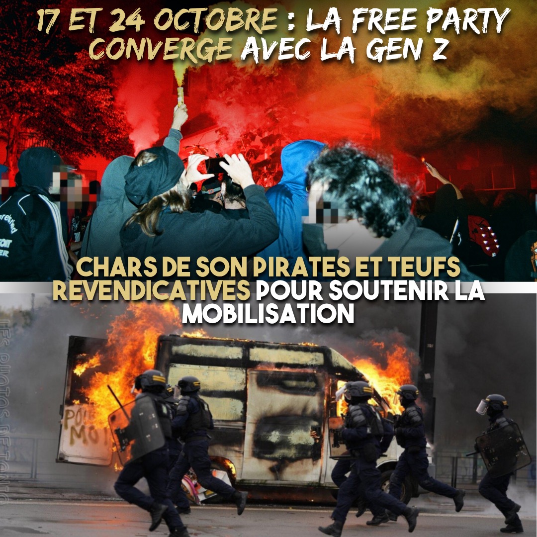 Le mouvement Free Party converge avec la jeunesse
