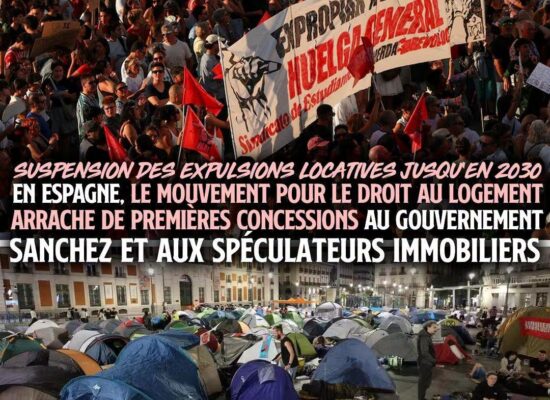 La lutte paie : en Espagne, le gouvernement contraint par la rue de suspendre les expulsions locatives jusqu'en 2030