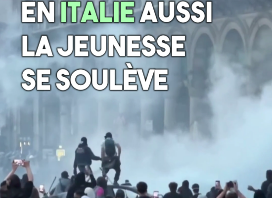 Des centaines de milliers de personnes dans les rues italiennes : c'était le 16 octobre alors que chez nos voisins la jeunesse se soulève.