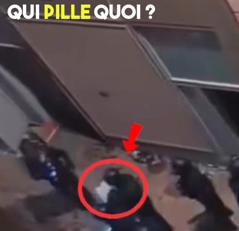 Lors de la manifestation du 17 octobre, des policiers participent au pillage de magasins, mais ce n'est pas eux qui sont dénoncés dans les médias.