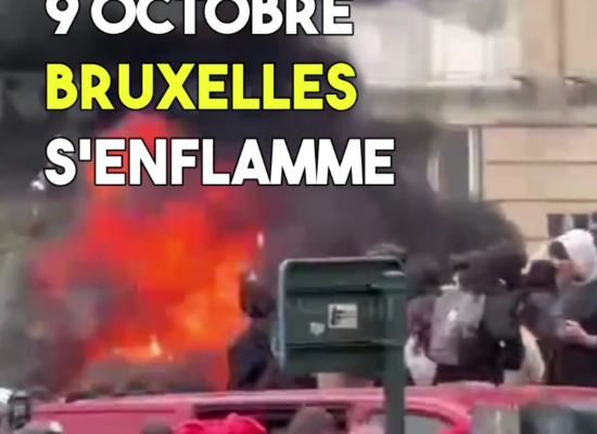 Bruxelles s'est enflammée ce 9 octobre