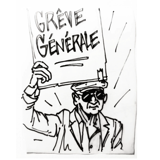 Brandir la grève générale, l'idée de Korsé pour son vidéo-tract