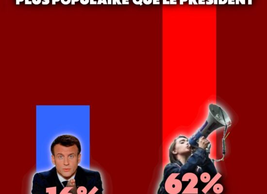 Deux sondages dont le résultat est criant : le mouvement lycéen en cours, qui fait face à une répression barbare et est sali dans tous les médias, est quatre fois plus populaire qu'Emmanuel Macron.