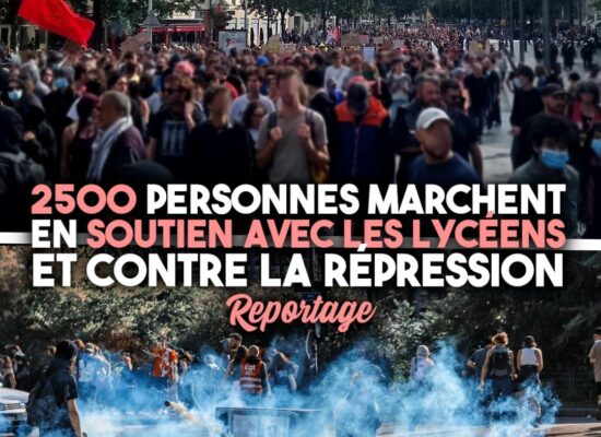 À Nantes, 2500 personnes ont défilé ce samedi malgré un énorme dispositif de répression.