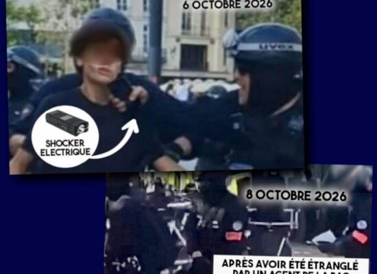 Alors qu'un lycéen prend une décharge électrique au visage sans aucune raison le 6 octobre, un autre est trimbalé inconscient par le même équipage de la BAC de Nantes le lendemain.