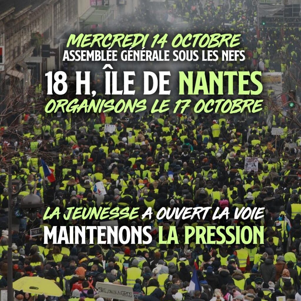Une manifestation de Gilets Jaunes, de beaux moment que seul Macron n'aimerait pas revoir.