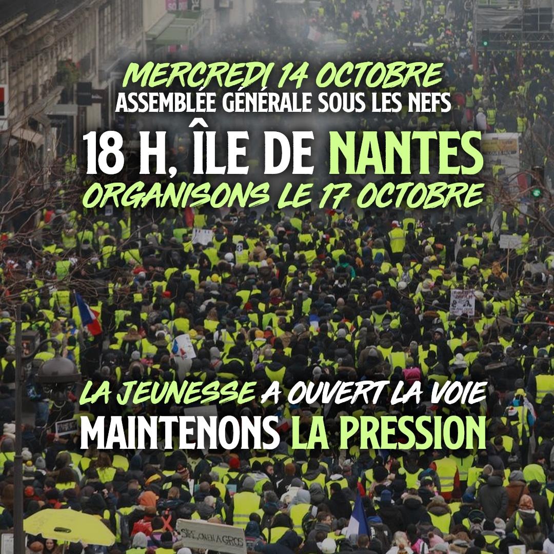 Une manifestation de Gilets Jaunes, de beaux moment que seul Macron n'aimerait pas revoir.