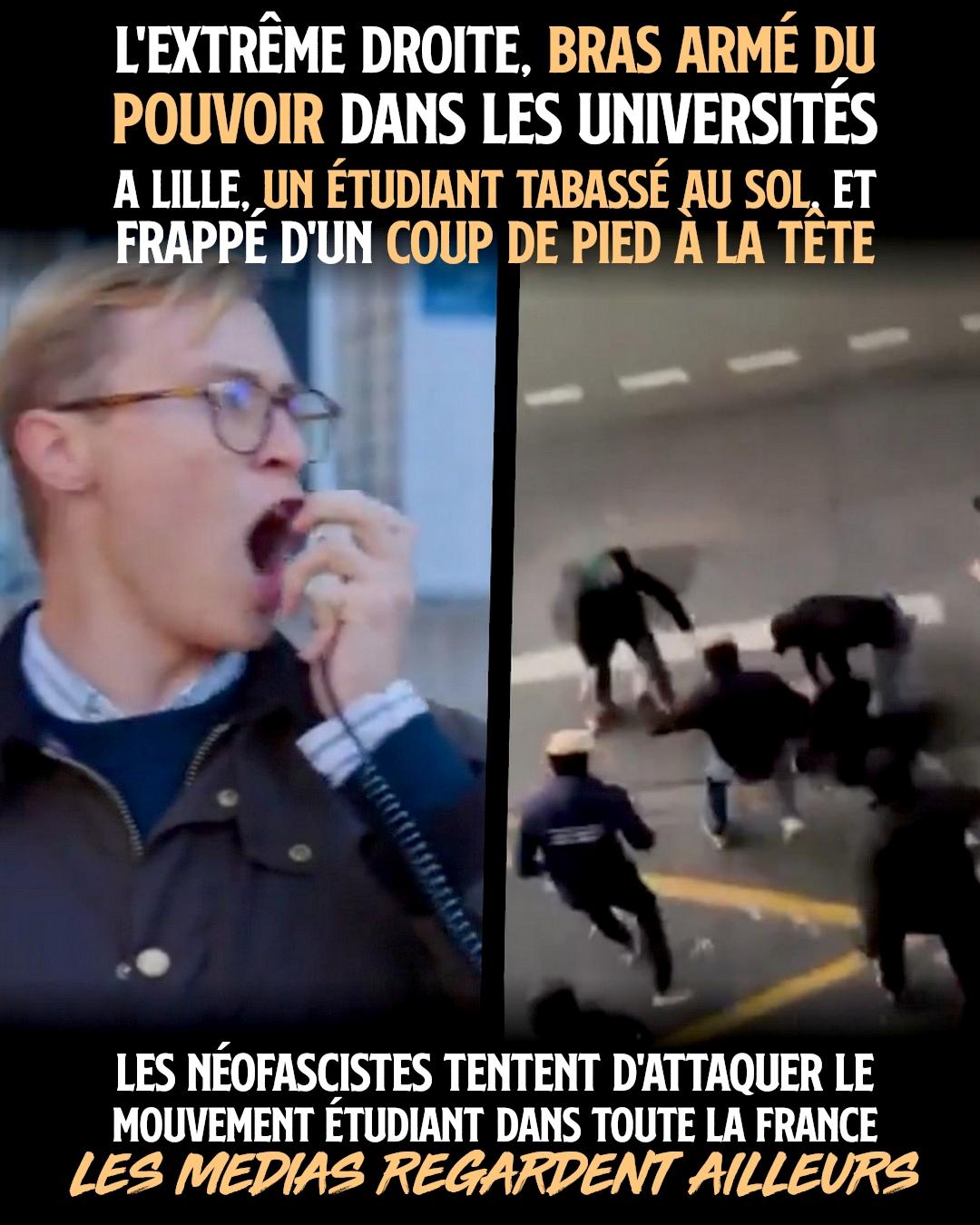 L&rsquo;extrême droite, bras armé du pouvoir dans les universités