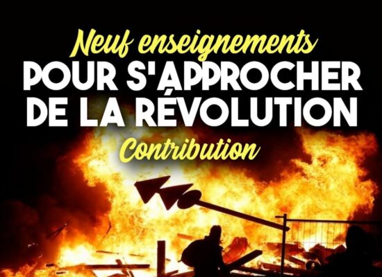 Une barricade enflammée, préalable à une Révolution dans le pays ?
