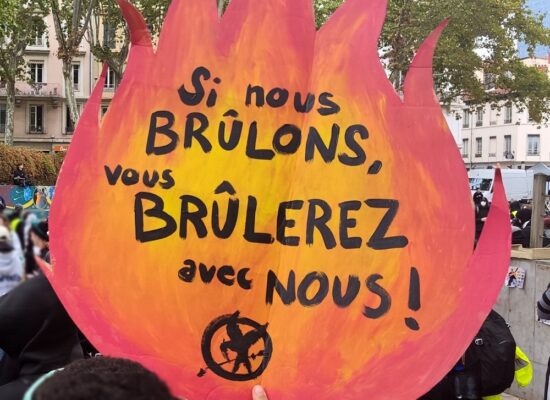Au-delà du courage des affrontements, ce qui marque dans les manifestations de ces derniers jours, c’est le nombre impressionnant de pancartes au sein des cortèges, et leur extraordinaire inventivité