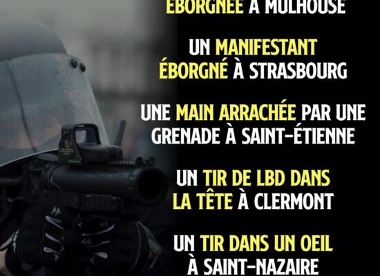 Un mort et de nombreux blessés : le bilan provisoire que nous avons établi pour ce 17 octobre ressemble à celui d'une dictature.