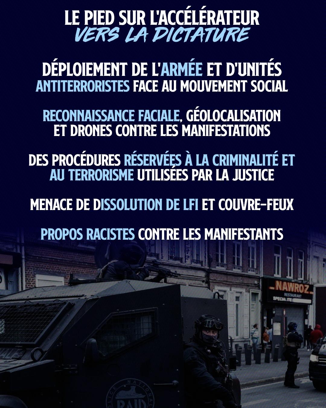 La France fonce vers la dictature assumée