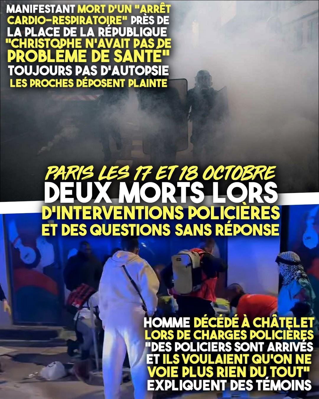 17 Octobre : deux morts et une omerta d&rsquo;État
