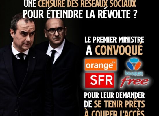 Lecornu et Nunez, deux ministres en plein délirent autoritariste qui veulent couper les réseaux sociaux, pensant que la mesure empêchera le peuple d'aller les chercher.
