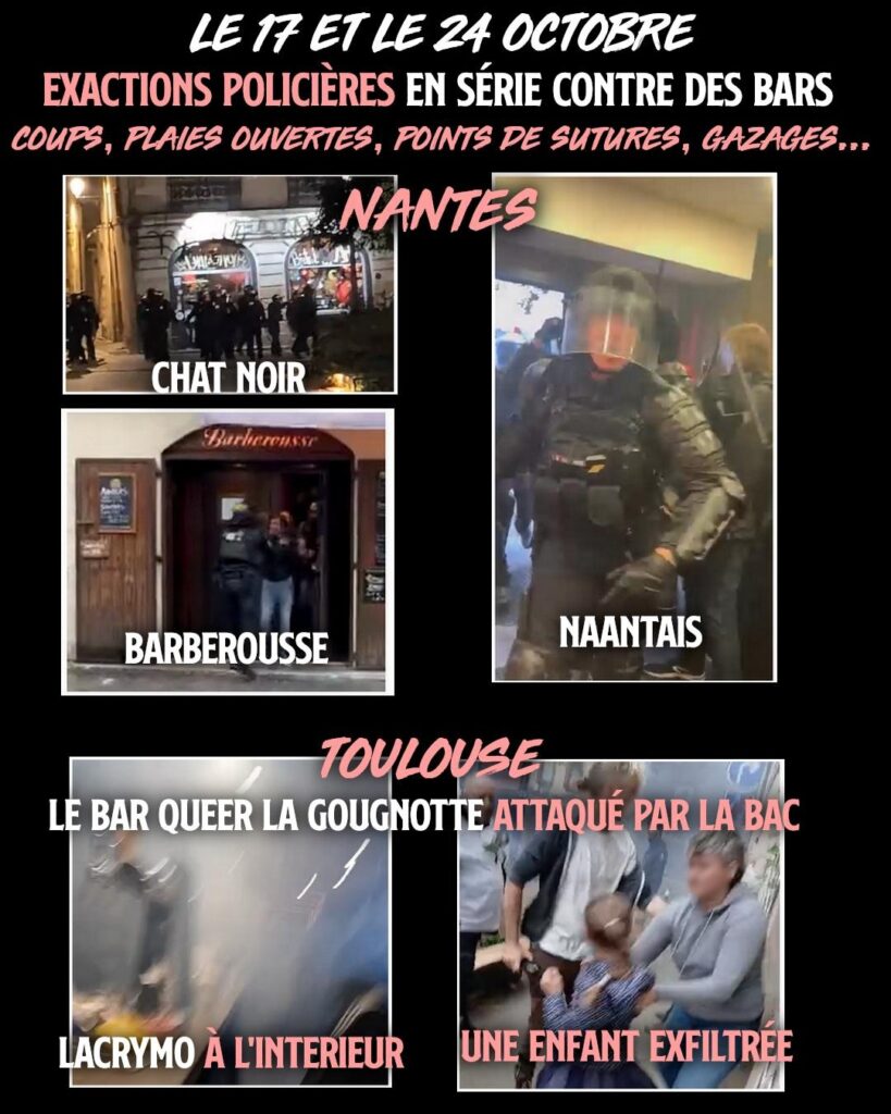 À Nantes et Toulouse, des images de commerces attaqués par la police ces derniers jours