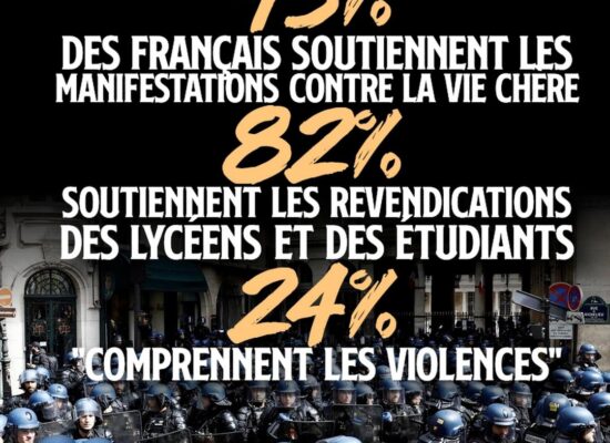 Une horde de gendarmes protégeant le Conseil Constitutionnel en 2023 : le signe d'un pouvoir totalement isolé et réfugié derrière sa police.