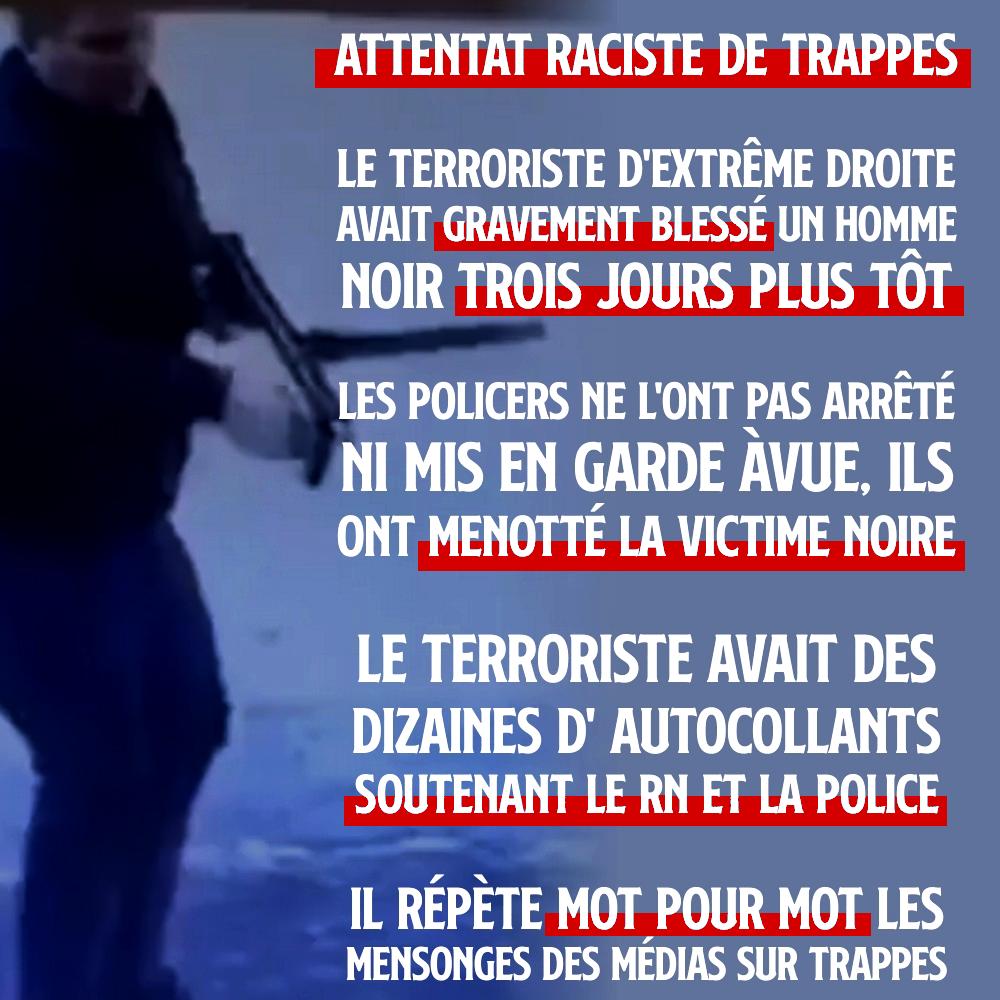 Terrorisme raciste à Trappes : un attentat collectif ?